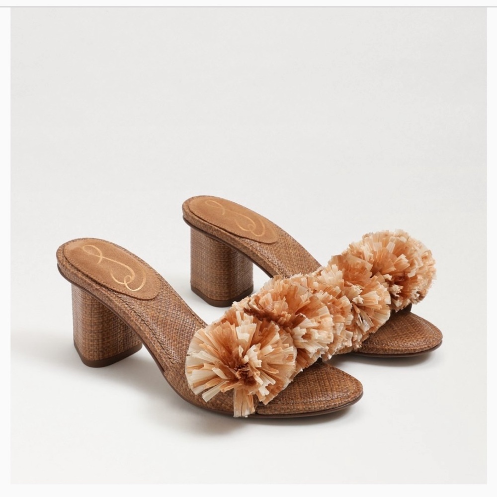 Sam Edleman Raffia Sandal Size 8